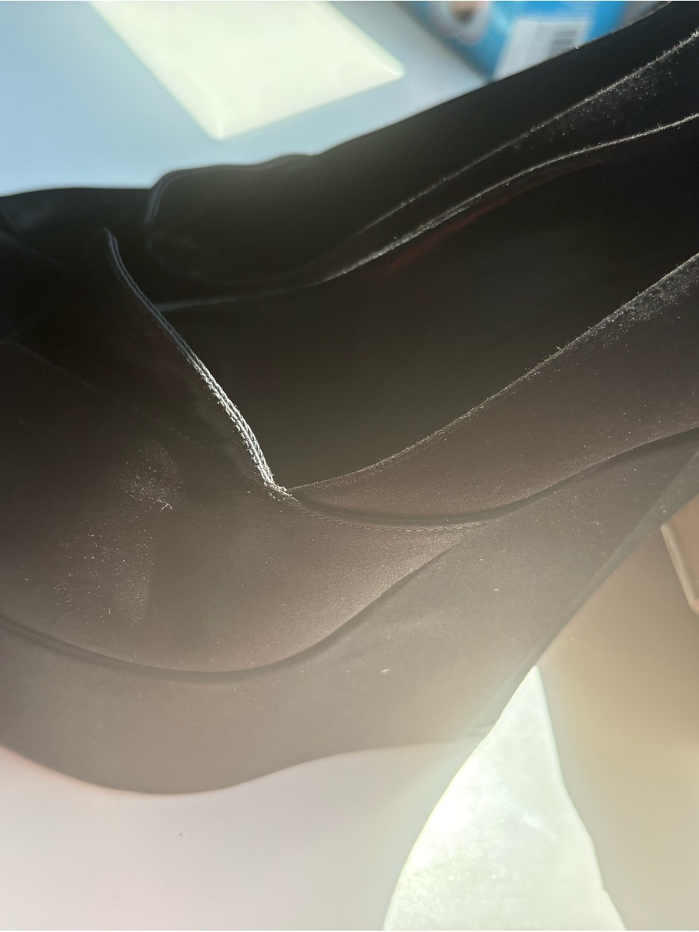 Bundle 2 pairs Louis Vuitton Wedge Heels 1 black 1 Red - size 37 - Picture 5 of 17